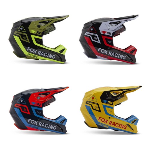 Casque cross fox - fox, race