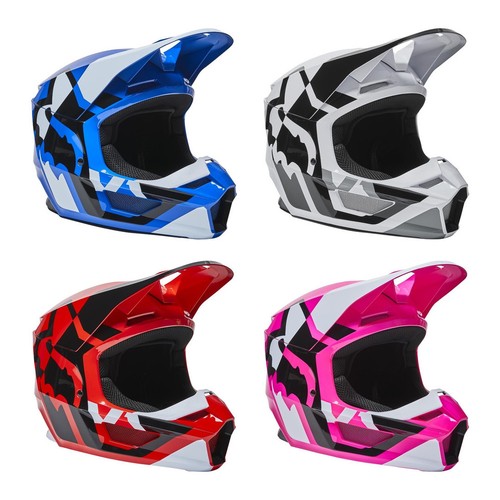 Casque motocross fox lux - casque, v1